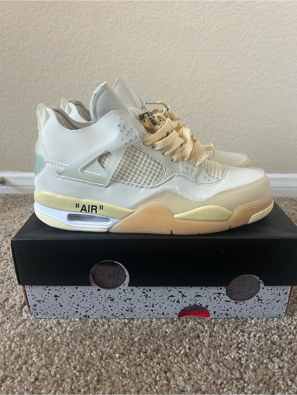 Jordan 4 Off White Mens Size 11